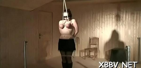  Perverted fetish play leads to naughty tit punishment xxx moments